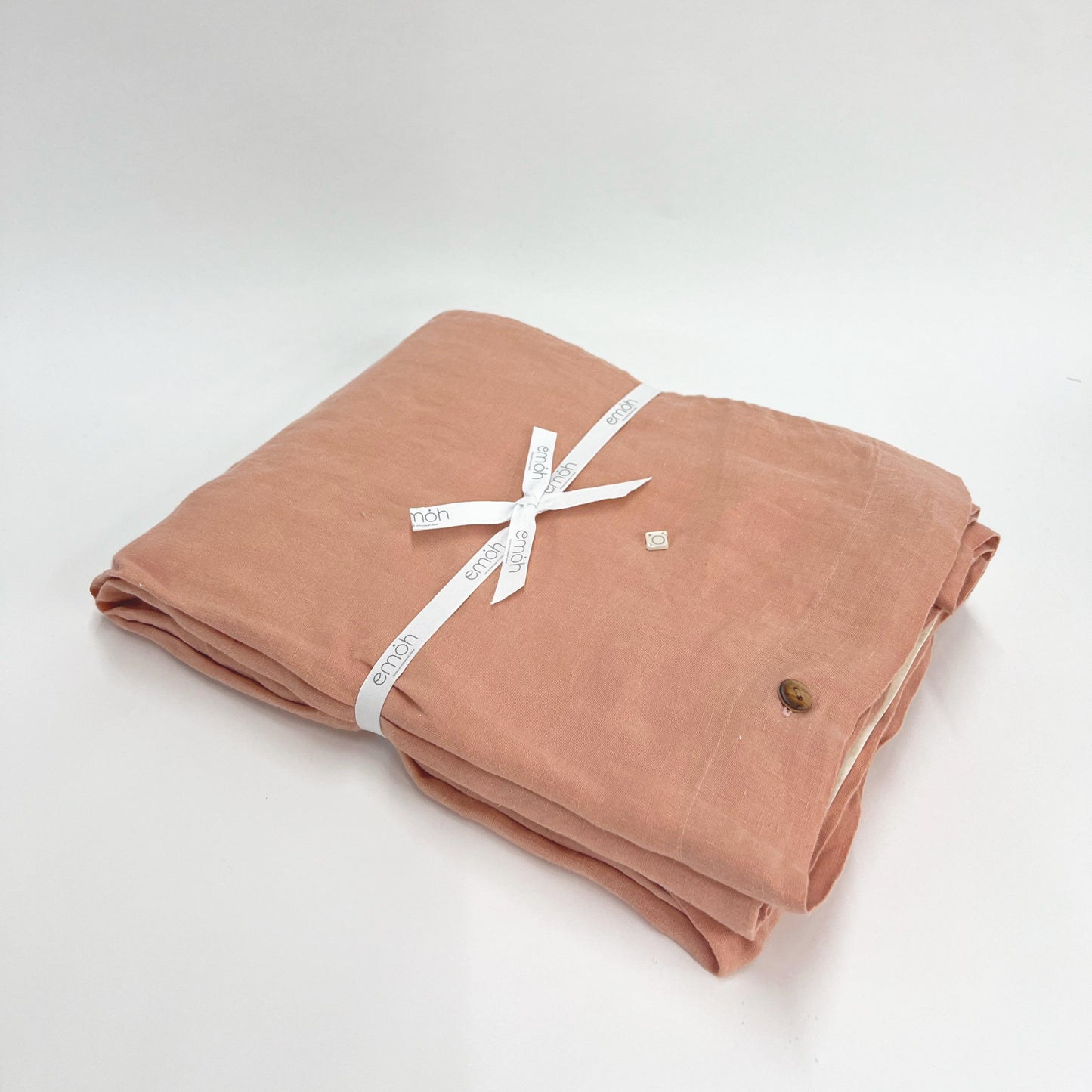 Capa de edredão reversível de Linho e Percal