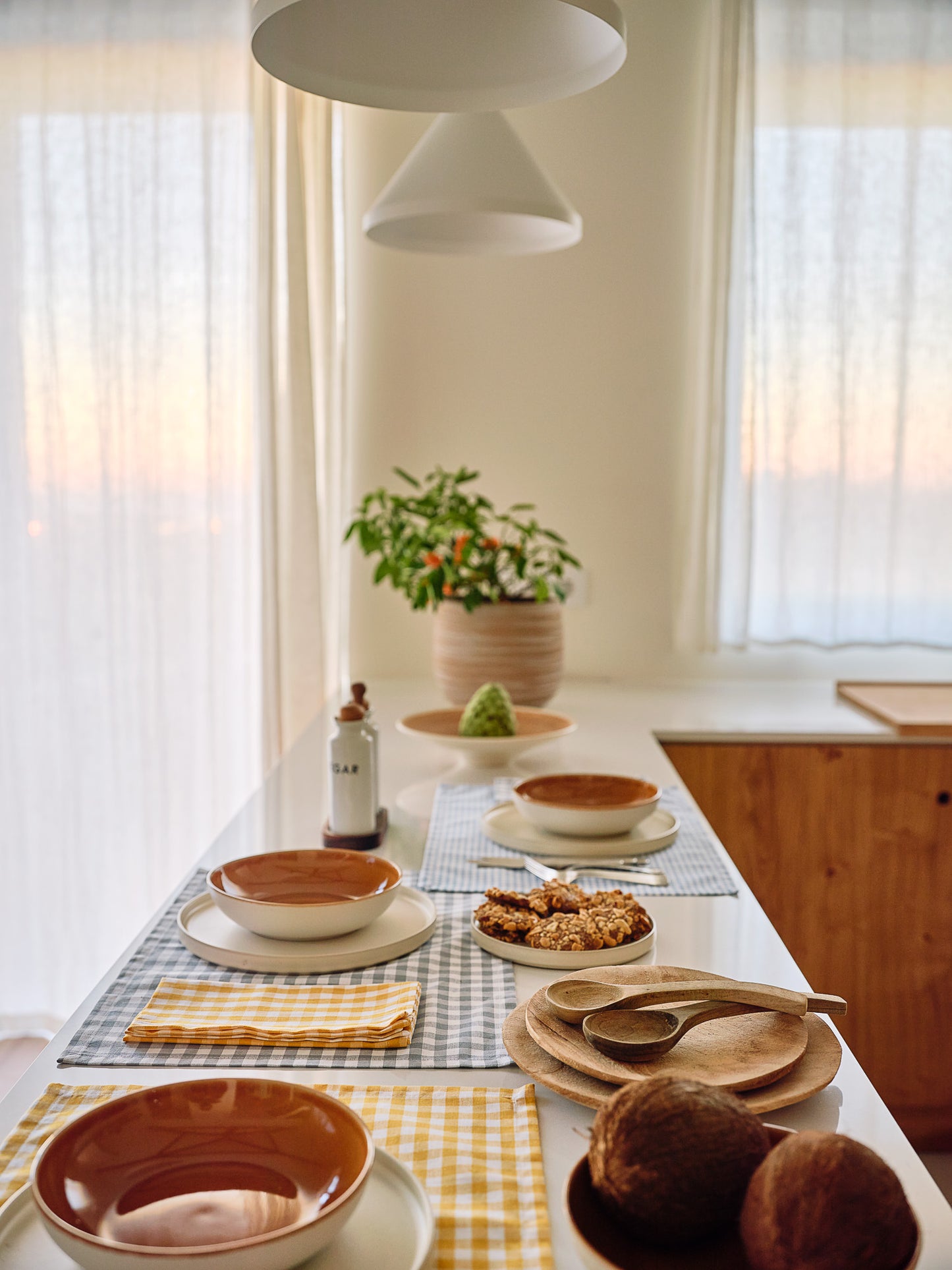 Yellow Vichy Placemat (Pack of 2)