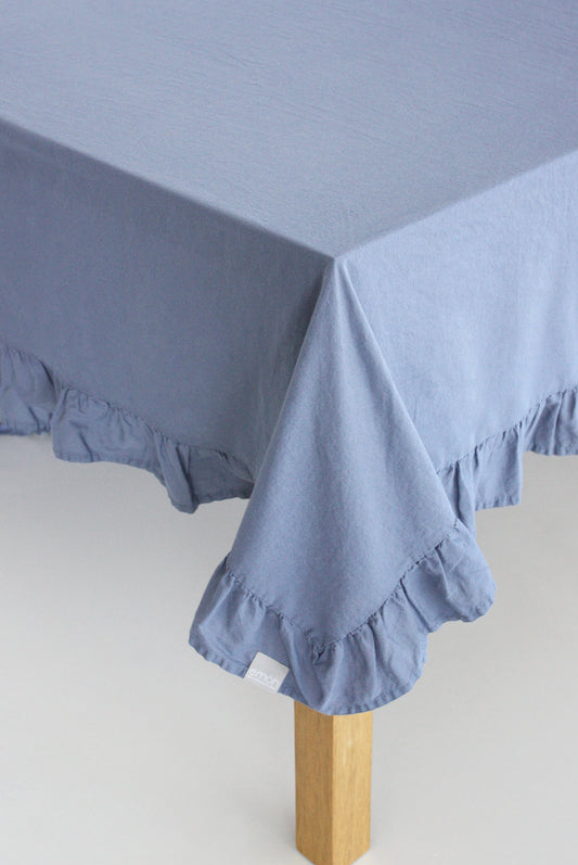 Tablecloth with Frills Anti-Stain